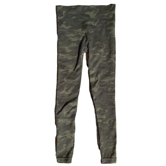 Spanx Leggings Look at Me Now Seamless Camo Camouflage Green Size Extra Small - Picture 4 of 11